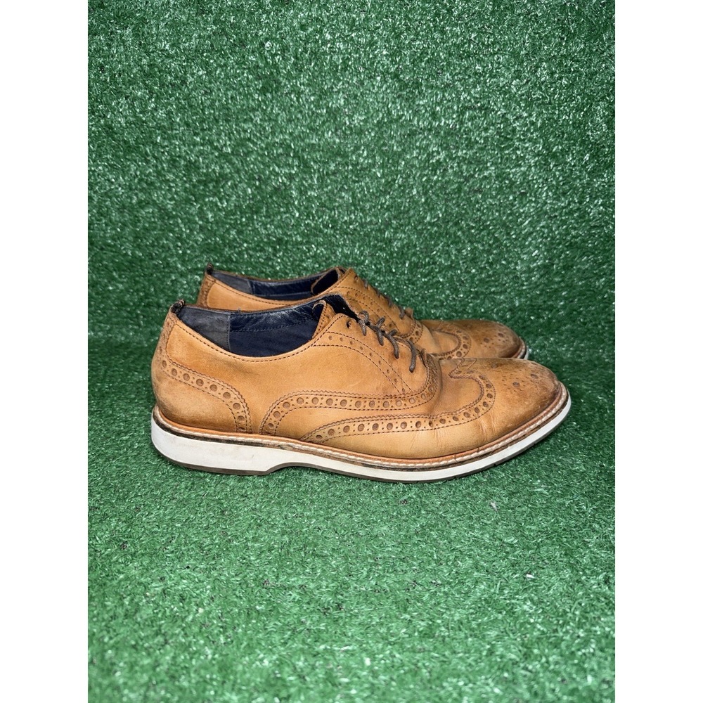 Cole Haan Men Size 9 M Morse Grand Wingtip Oxford Shoes Leather Sneakers C30697